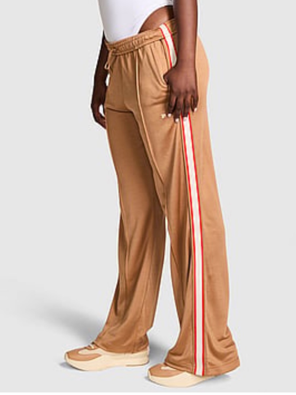 Victoria’s Secret PINK Track Star Pants Wide Leg Spice Girls Y2K Sporty XL